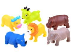 JOKOMISIADA Safari gumijaste živali za igro 6 kosov ZA3513