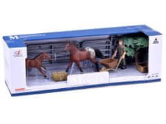 JOKOMISIADA Set konja in žrebeta, poslikane figure ZA2605