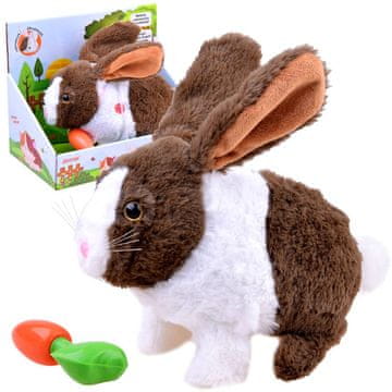 JOKOMISIADA Interaktivna igrača Crunchy Pet Rabbit ZA2685