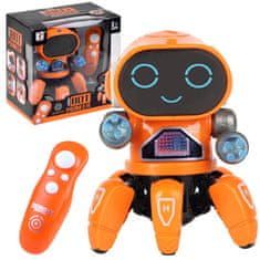 JOKOMISIADA Plesni robot na daljinski upravljalnik RC light music RC0505