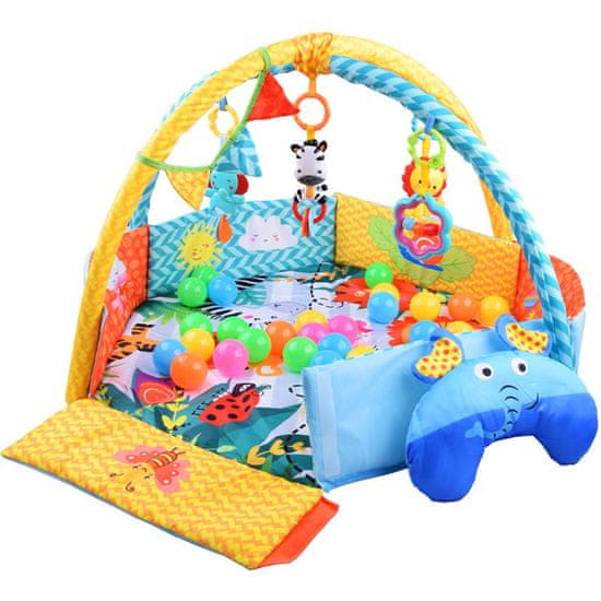 JOKOMISIADA Educational Mat Balls Playpen 2v1 ZA3226