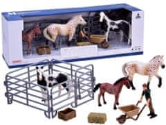 JOKOMISIADA Konji z domačije Set živali Figurice ZA2604