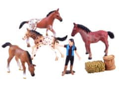 JOKOMISIADA Stud Farm Horse Homestead Figurine Set ZA2993