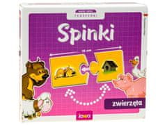 JOKOMISIADA Educational Animal Clips Puzzle Game GR0308