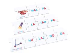 JOKOMISIADA Educational Syllables Puzzle Game Jawa GR0384