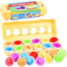 JOKOMISIADA Egg puzzle ujemanje oblik 12 kosov. ZA3810