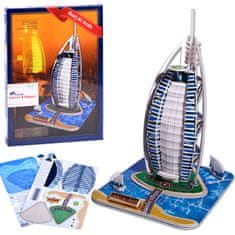 JOKOMISIADA Puzzle 3D hotel Burj Al Arab 30-delna ZA3783