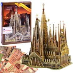 JOKOMISIADA Puzzle 3D bazilika Sagrada Familia 223 ele. ZA3785