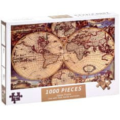 JOKOMISIADA Puzzle Antique Old World Map 1000 Ele ZA3963