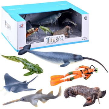JOKOMISIADA Figures Morske živali ocean set Mrož ZA3390