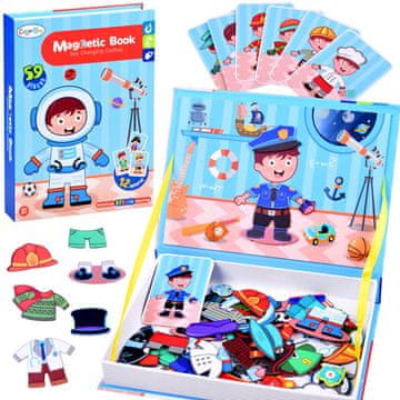 JOKOMISIADA Magnetna sestavljanka Poklici 59ele ZA3765