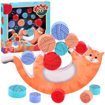 JOKOMISIADA Balancing Cat Jigsaw Puzzle Game Za3944