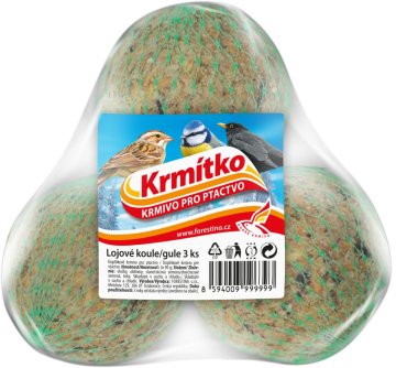 Kroglice za semena 3 kosi folije (3x90 g) z mrežico
