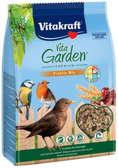 Vitakraft Mešanica za zunanje ptice Beljakovinska mešanica - 2,5 kg Vita Garden