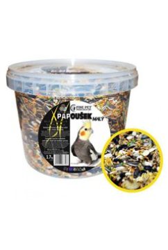 FINE PET Super Mix vedro za majhne papige 1,7 kg
