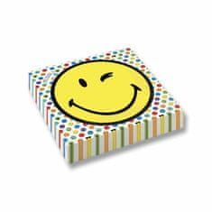 Amscan Papirnati prtički Smiley World 33 x 33 cm, 16 kosov
