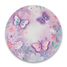 Amscan Papirnati krožniki Flutter premer 22,8 cm, 8 kosov