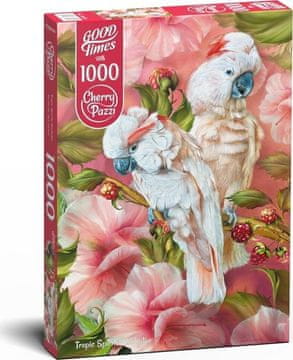Cherry Pazzi Puzzle Kakadu - tropske duše 1000 kosov