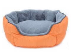 Thermoswitch Dvostranska pasja postelja SANTORINI oranžno siva, Oranžna S