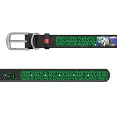 WAUDOG Usnjena ovratnica JOKER DC COMICS črna, zelena 18-24 cm, širina: 9 mm