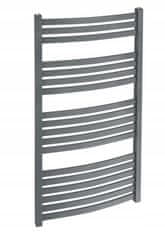 shumee LUPO kopalniški radiator z obešalnikom za brisače 106x53 cm črne barve
