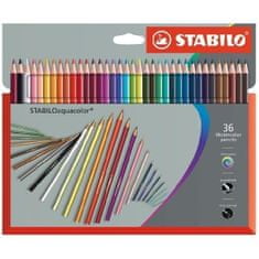 Stabilo akvarelne barvice, komplet 36 kosov v kartonski škatli Premium
