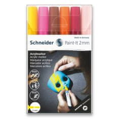 Schneider Akrilni marker Paint-It 310 set V3, 6 barv