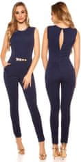 Amiatex Ženske overall hlače 71514, Deep Navy, L