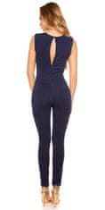 Amiatex Ženske overall hlače 71514, Deep Navy, L