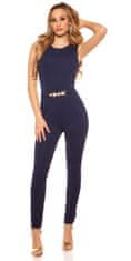 Amiatex Ženske overall hlače 71514, Deep Navy, XL
