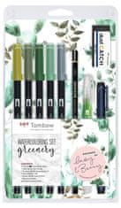 Tombow Komplet akvarelnih barv Greenery