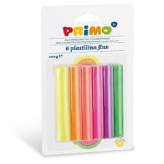 PRIMO plastelin FLUO 6 x 17 g