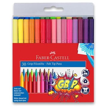 Faber-Castell Otroški flomastri Grip - 30 barv