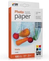 ColorWay Fotopapir / mat 190g/m2, 10x15/ 100 kosov