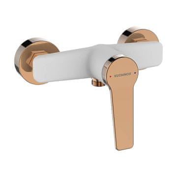 shumee Alanis stenska armatura za tuš, bela