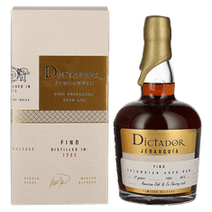 Dictador Rum JERARQUÍA 37 Years Old 1983 + GB 0,7 l