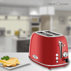 ProfiCook TA 1193 RD Toaster VINTAGE