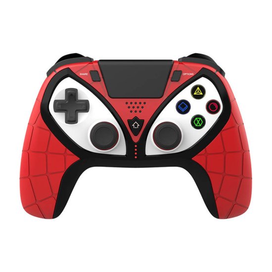 Ipega Spiderman PG-4012 brezžični krmilnik / GamePad touchpad PS4 (rdeč)