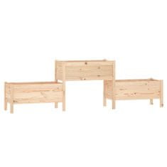 Vidaxl Visoka greda 245,5x44x75 cm trdna borovina