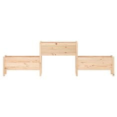 Vidaxl Visoka greda 245,5x44x75 cm trdna borovina