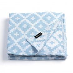 KipKep muslinska brisača BLENKER XL 200x120cm Niagara Blue