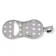 KipKep ohišje za vstavljanje modrčka NURSERY WALLET Crossy Grey