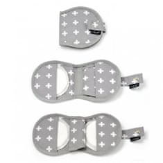 KipKep ohišje za vstavljanje modrčka NURSERY WALLET Crossy Grey