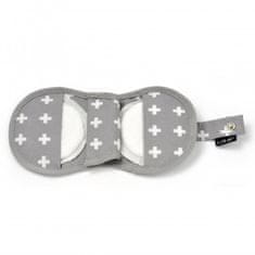 KipKep ohišje za vstavljanje modrčka NURSERY WALLET Crossy Grey