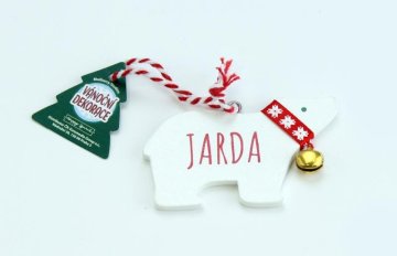 Božična dekoracija polarni medved JARDA