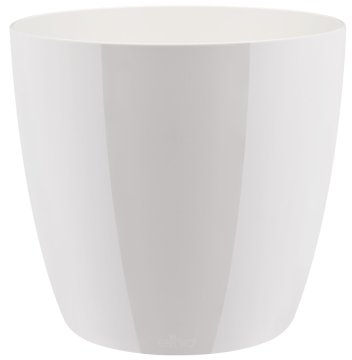 Elho Ovitek Brussels Diamond - beli 25 cm