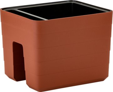 Plastia Škatla BERBERIS za samopreskrbo na ograji + kati 30x26x24h