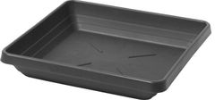 Plastia Kvadratna skleda Lotus - antracit 50x50