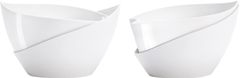 Plastia samoplačniški lonček Doppio - beli 14 cm