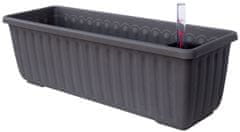 Plastia samooskrbni lonček Siesta LUX - antracit 40 cm